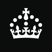 A crown icon above the words GOV.UK